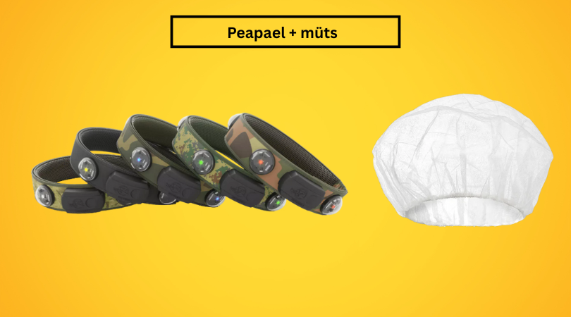 Peapael + müts