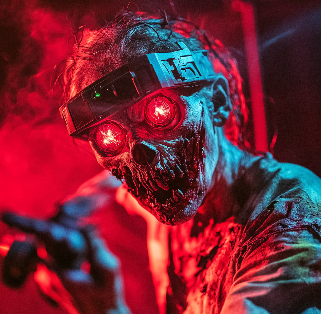 Zombid vs Vampiirid – laserlahingu mängija